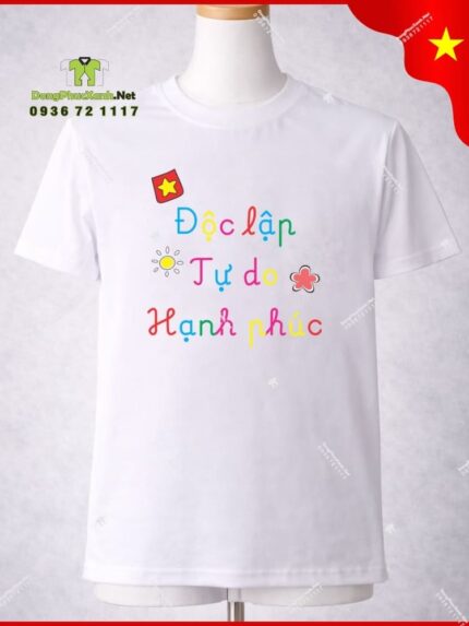 áo thun độc lập tự do hạnh phúc