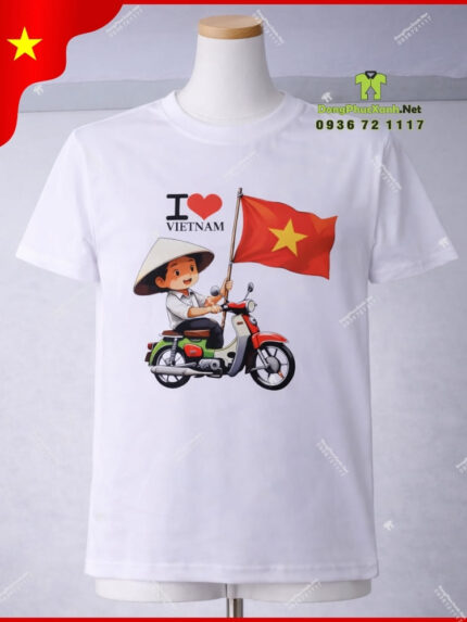 áo thun i love việt nam cổ tròn