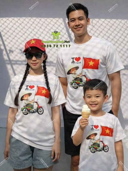 áo thun i love việt nam cổ tròn