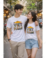 áo thun in chữ việt nam nón lá