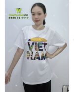 áo thun in chữ việt nam nón lá