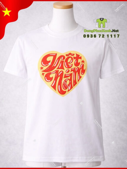 áo thun in hình trái tim Việt Nam