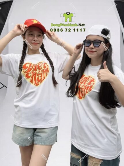 áo thun in hình trái tim Việt Nam