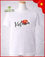 áo thun cổ tròn in chữ việt nam