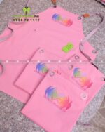 tạp dề chéo lỗ cao cấp kaki cotton100