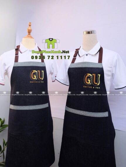 tạp dề vải jean