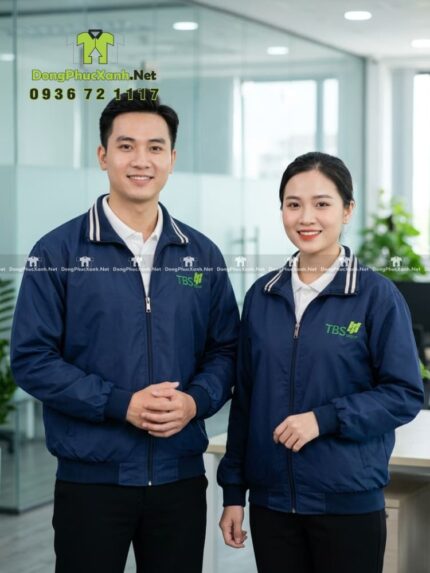 áo khoác đồng phục vải dù chống nước cao cấp