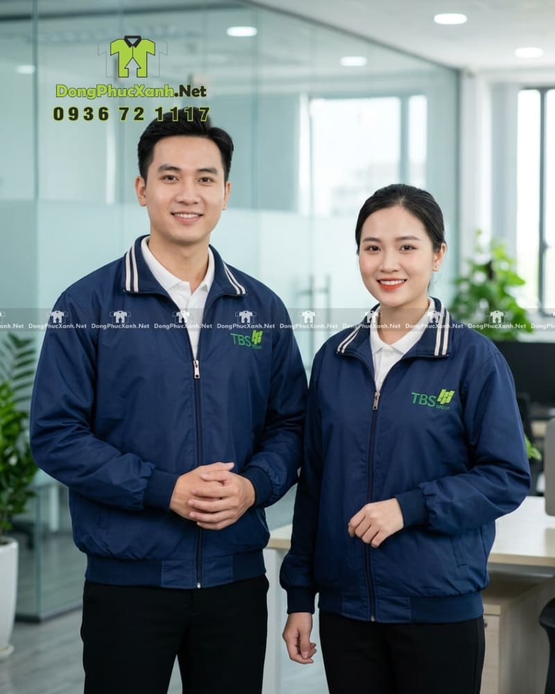 ao-khoac-dong-phuc-vai-du-chong-nuoc-cao-cap-mau-xanh-7 áo khoác đồng phục vải dù chống nước cao cấp