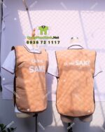 áo tạp dề cafe vải kaki thành công cao cấp