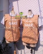 áo tạp dề cafe vải kaki thành công cao cấp