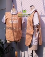 áo tạp dề cafe vải kaki thành công cao cấp