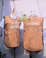 áo tạp dề cafe vải kaki thành công cao cấp