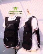 áo tạp dề nail - vải kaki thun cao cấp