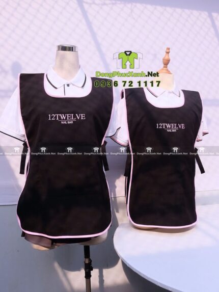 áo tạp dề nail
