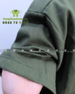 Áo bếp vải linen cotton