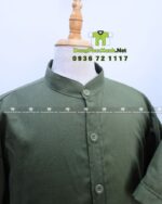 Áo bếp vải linen cotton