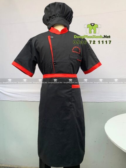 áo bếp vải kaki