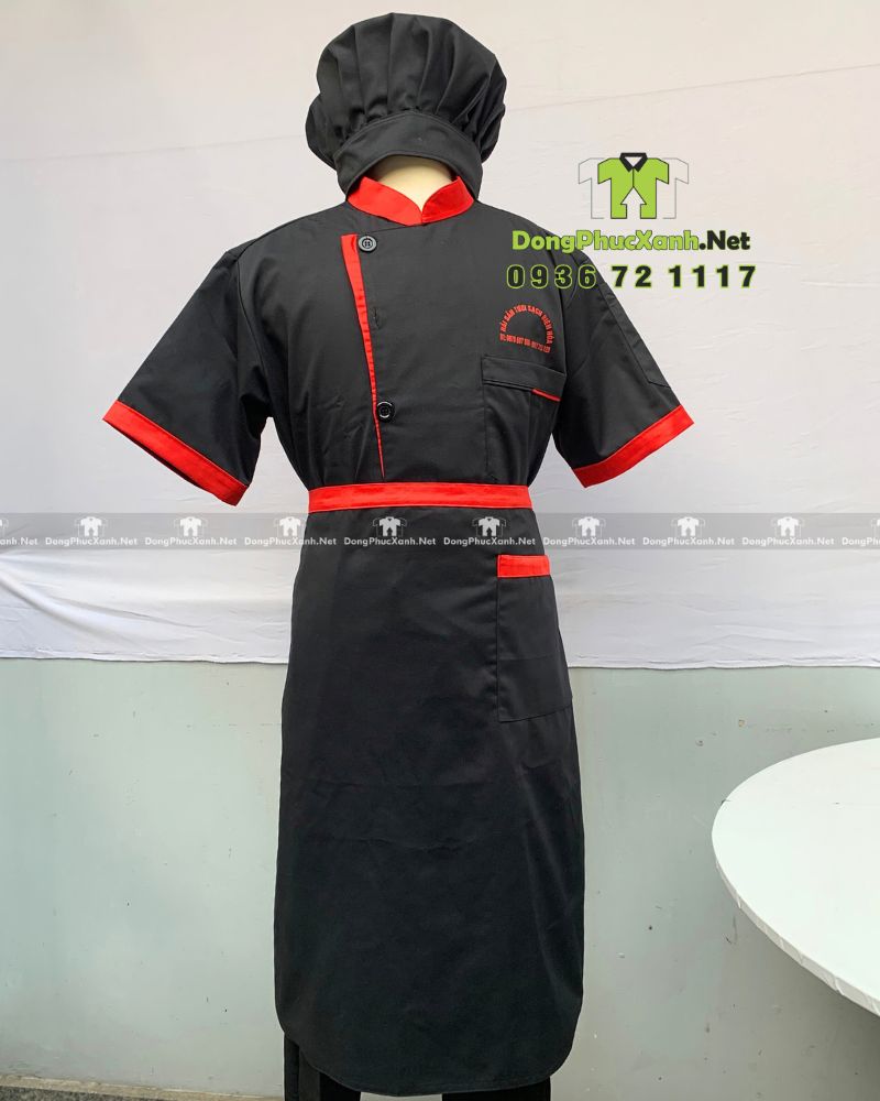 ao-bep-vai-kaki-thuc-pham-2 áo bếp vải kaki