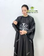 áo choàng tóc có tay vải chống bám