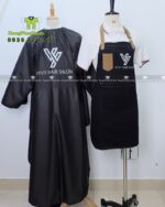 áo choàng tóc vải dù chống bám logo in theo yêu cầu