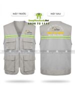 áo vải kaki cotton 65