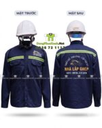 áo vải kaki cotton 65