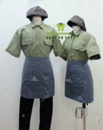 tạp dề vải kaki cotton 65
