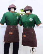 tạp dề vải kaki cotton 65