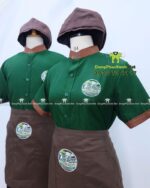 tạp dề vải kaki cotton 65