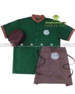 tạp dề vải kaki cotton 65