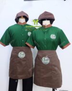 tạp dề vải kaki cotton 65