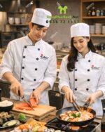 áo bếp và tạp dề đồng phục
