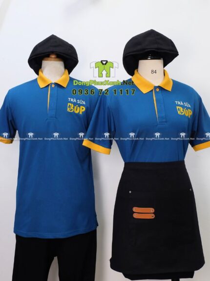 đồng phục quán trà sữa búp