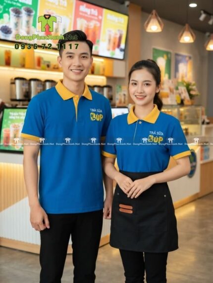 đồng phục quán trà sữa