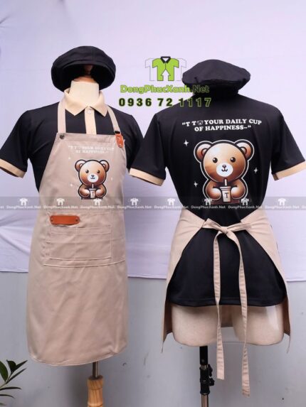 đồng phục quán trà sữa