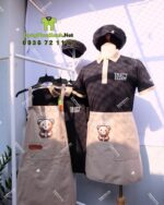 đồng phục quán trà sữa