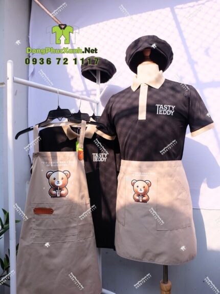 đồng phục quán trà sữa