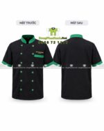 áo bếp tạp dề nón vải kaki