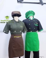 áo bếp và tạp dề đồng phục