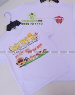 áo cổ trụ vải cá sấu thái