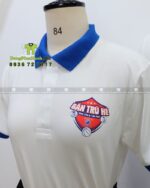 áo cổ trụ vải cá sấu thái