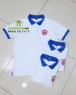 áo cổ trụ vải cá sấu thái
