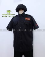 áo vải kaki cotton 65