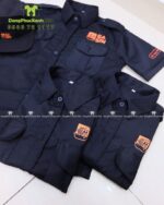 áo vải kaki cotton 65