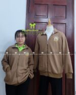 áo khoác nỉ đồng phục