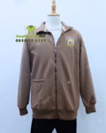 áo vải nỉ màu nâu