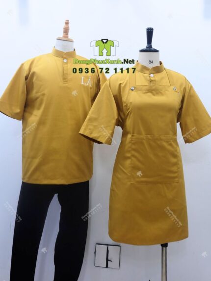 đòng phục phục vụ quán ăn lá