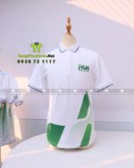 áo thun đồng phục công ty màu trắng pan