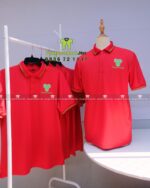 áo thun đồng phục nhân viên màu đỏ