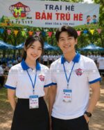 áo thun nhóm màu trắng